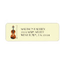 Search for violin return address labels Orchestra