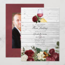 Search for wine and cheese bridal shower invitations Burgundy