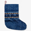 Search for denim christmas stockings Old