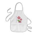 Search for ladybug and flowers aprons Pink