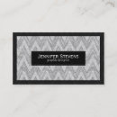 Search for zigzag pattern business cards Elegant