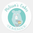 Search for homemade cakes stickers Bakery