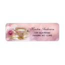 Search for bridal tea return address labels Gold
