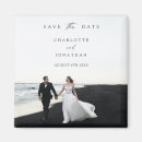 Search for save the date photo magnets Black and white