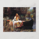 Search for pre raphaelite postcards Lady of shalott