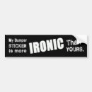 Search for iron bumper stickers Sarcastic