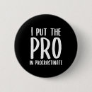 Search for procrastination accessories Typography