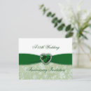 Search for 55th anniversary invitations Emerald