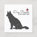 Search for adoption business cards Pet care