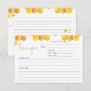 Search for bee recipe cards Bridal shower