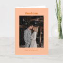 Search for peach thank you cards Bold typography