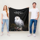 Search for snowy owl fleece blanket blankets Bird of prey