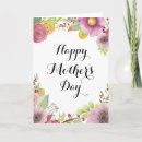 Search for floral mothers day cards Watercolor