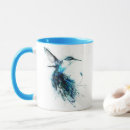 Search for watercolor birds mugs Feather