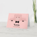 Search for bow tie thank you cards Cute