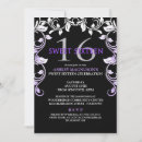 Search for purple black sweet 16 Floral