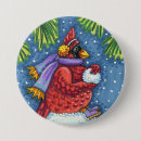 Search for red cardinal bird badges Cute