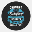 Search for knows everything stickers Grandpa
