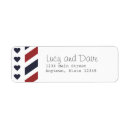 Search for destination wedding return address labels Navy
