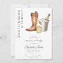 Search for bubbles and brews invitations Bridal