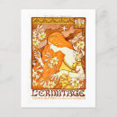 Search for vintage art nouveau postcards Yellow