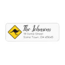 Search for kangaroo return address labels Cute
