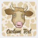 Search for cartoon cattle stickers Cute