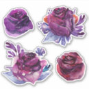 Search for rose garden floral stickers Botanical