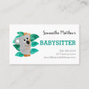 Search for home daycare business cards Babysitting