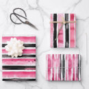 Search for black and white stripes wrapping paper Cute
