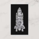 Search for spaceships business cards Outer space