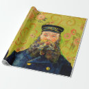 Search for mailman wrapping paper Vintage