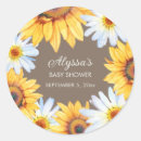 Search for white daisy stickers Baby girl