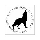 Search for wolf rubber stamps Canine