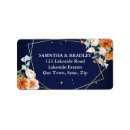 Search for white roses return address labels Watercolor