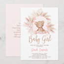Search for pink teddy bear baby shower invitations Pampas grass