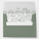 Search for olive green wedding envelopes Boho