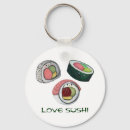 Search for sushi key rings Kawaii