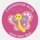 Search for butterfly cartoon stickers Girly