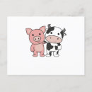 Search for farm pig postcards Pink