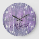 Search for plum purple clocks Violet