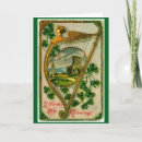 Search for irish harp cards Vintage