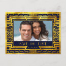 Search for art deco save the dates Glamourous