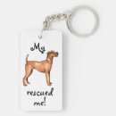 Search for rescue key rings Adopt a dog
