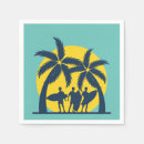 Search for palm tree napkins Sun