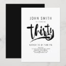 Search for male 30th birthday invitations Celebration
