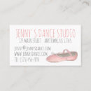 Search for slippers business cards Dance studio