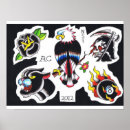 Search for tattoo flash posters Design