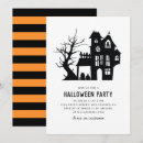 Search for haunted invitations Black and white