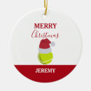 Search for tennis christmas tree decorations Xmas